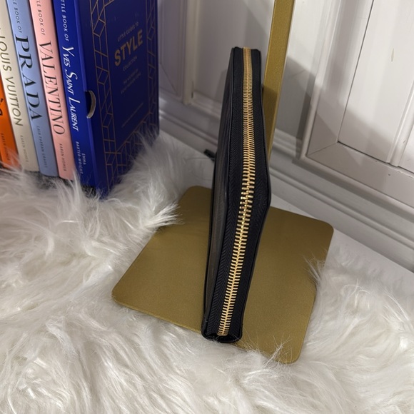 Burberry Plaid Coated Canvas Zip-Around Wallet - Picture 4 of 7